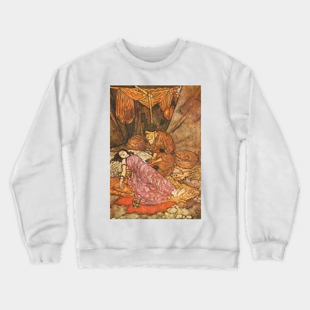 88th Quatrain - Edmund Dulac Crewneck Sweatshirt by forgottenbeauty